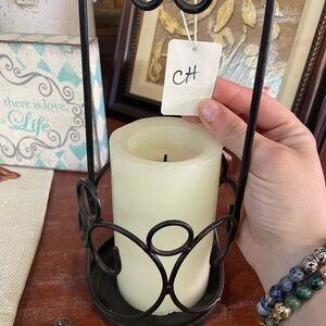 Elegant Cream Candle Holder